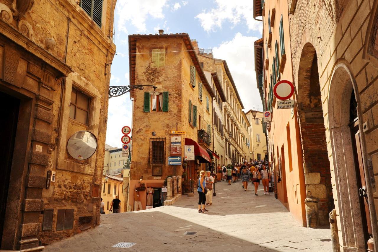Il Palco Montepulciano, Vista Incredibile, 150Mt Da Piazza Grande Daire Dış mekan fotoğraf