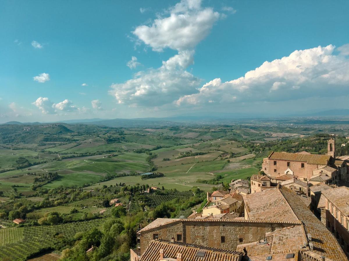 Il Palco Montepulciano, Vista Incredibile, 150Mt Da Piazza Grande Daire Dış mekan fotoğraf