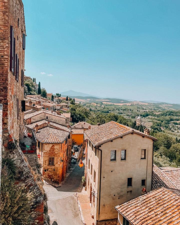 Il Palco Montepulciano, Vista Incredibile, 150Mt Da Piazza Grande Daire Dış mekan fotoğraf