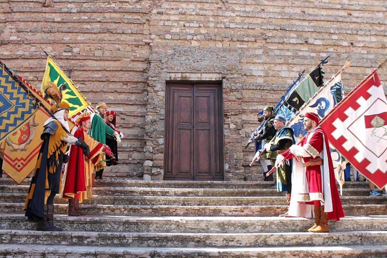 Il Palco Montepulciano, Vista Incredibile, 150Mt Da Piazza Grande Daire Dış mekan fotoğraf